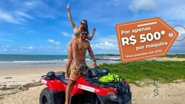 Quadriciclo em Itaquena, Itapororoca e Rio dos Frades